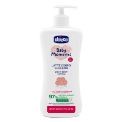 Chicco Mléko jemné tělové s dávkovačem Baby Moments Sensitive 500 ml