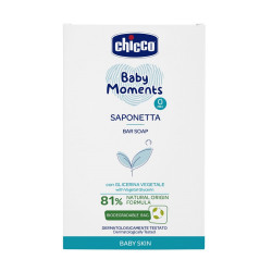 Chicco Mýdlo na ruce tuhé Baby Moments 100 g