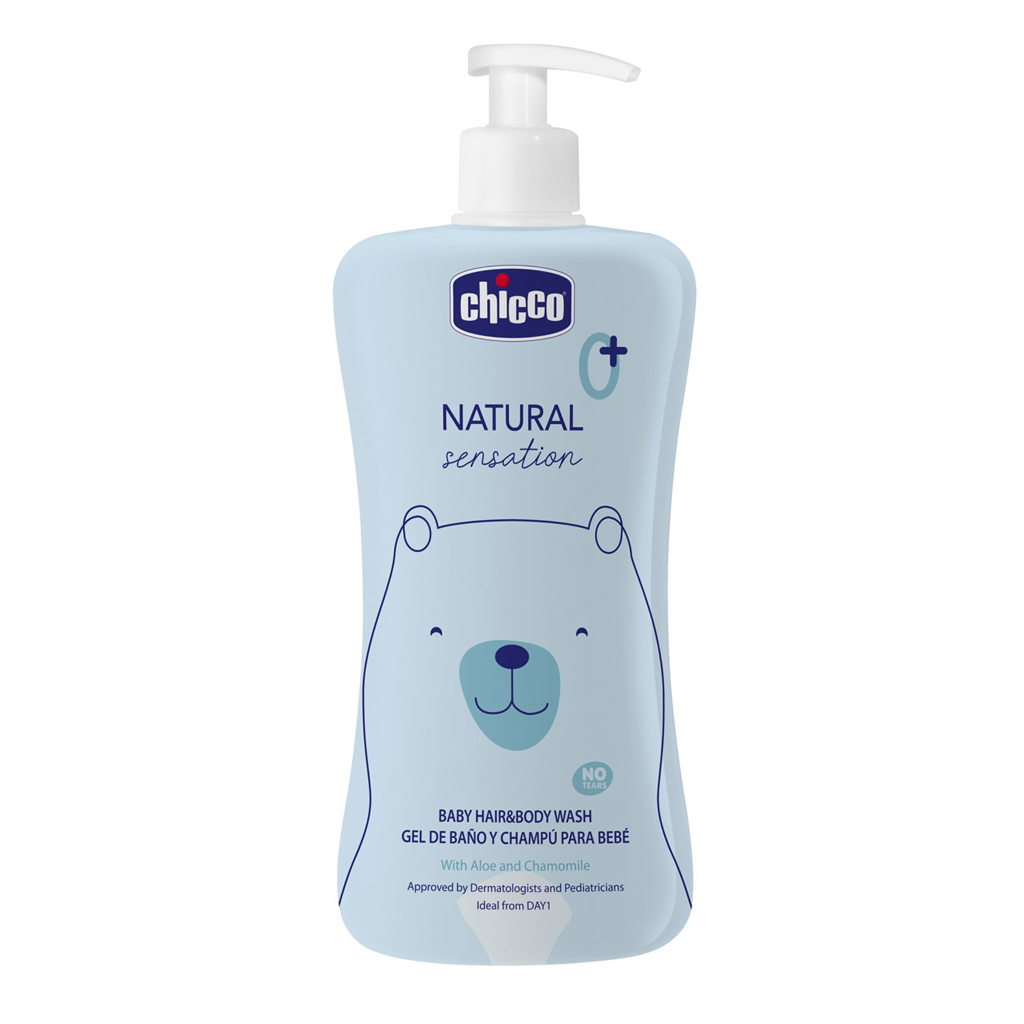 Chicco Šampon na vlasy a tělo Natural Sensation 0m+ 500 ml