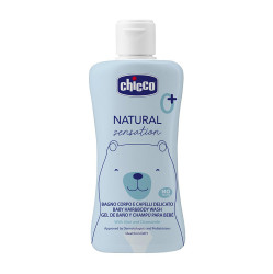 CHICCO Sprchový gel 2v1 na tělo a vlasy natural sensation 0m+ 200 ml