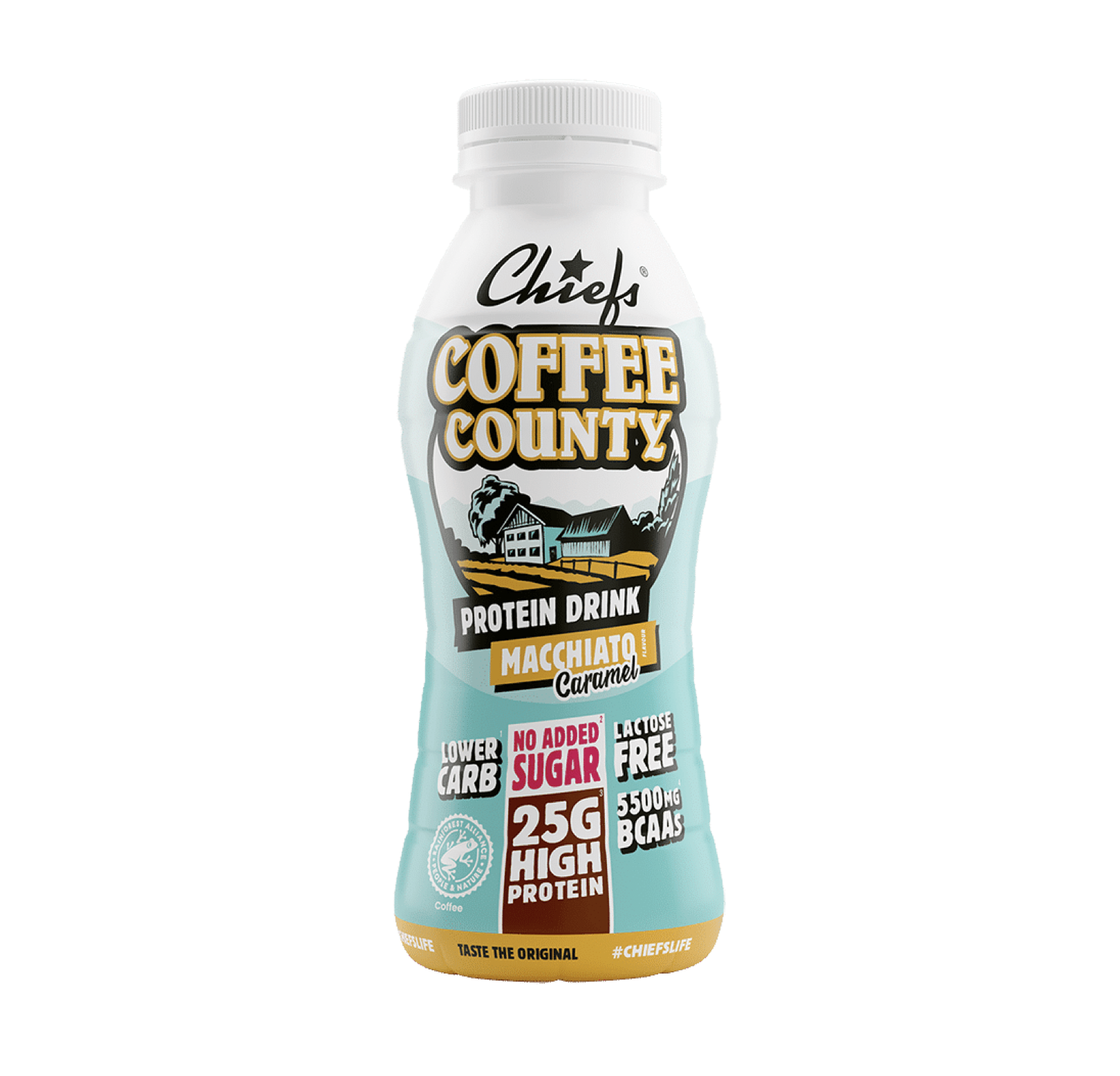 Chiefs Coffe County protein drink 330 ml macchiato caramel