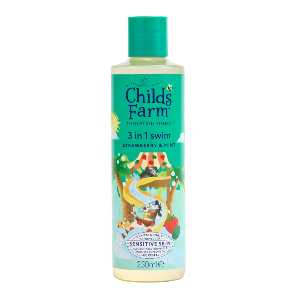Childs Farm 3v1 Sprchový gel, šampon a kondicionér jahoda a máta 250 ml