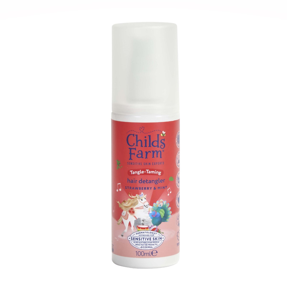 Childs Farm Sprej na rozčesávání vlasů jahoda a máta 100 ml