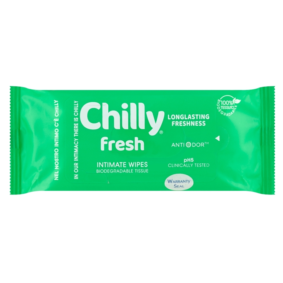 CHILLY Ubrousky pro intimní hygienu Fresh 12 kusů