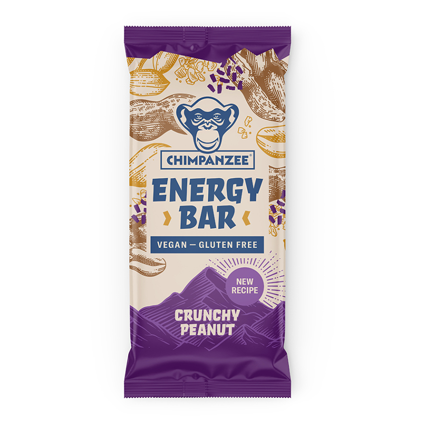 CHIMPANZEE Energy bar crunchy peanut 55 g