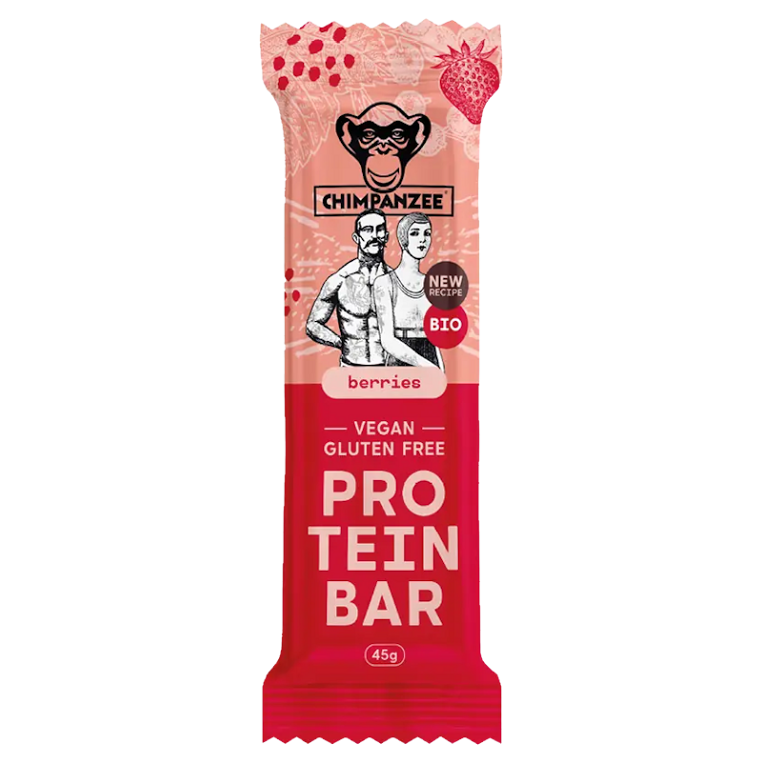 CHIMPANZEE Protein bar berries BIO 45 g