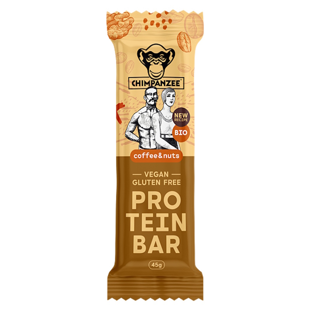 CHIMPANZEE Protein bar coffee & nuts BIO 44 g
