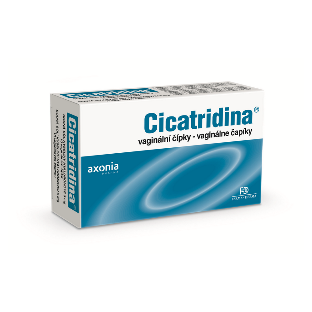 CICATRIDINA Vaginální čípky 2 g 10 kusů