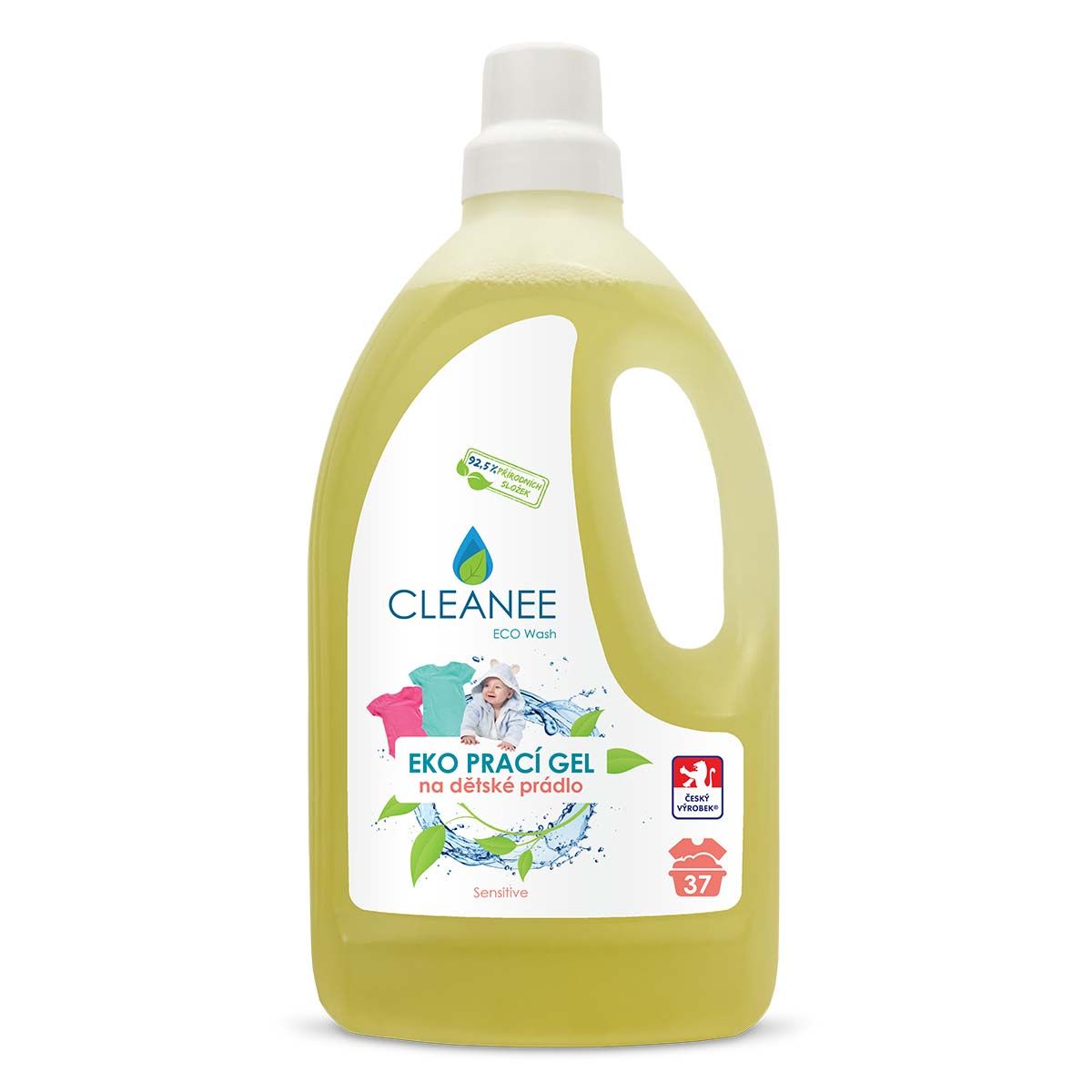 CLEANEE ECO Wash Prací gel na dětské prádlo 1,5 l