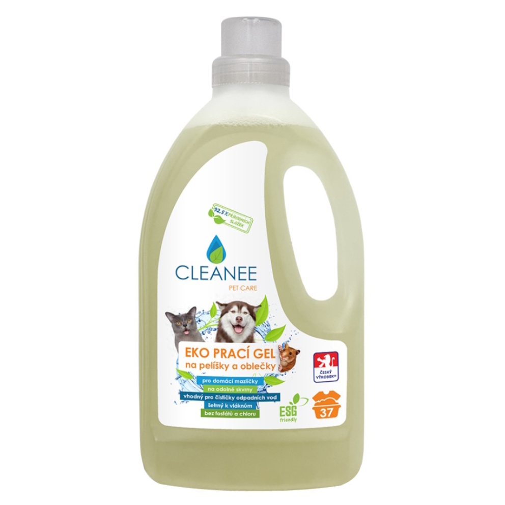 CLEANEE Pet Care eko prací gel 1,5 l