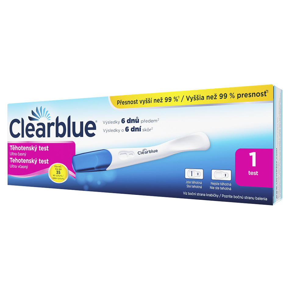 CLEARBLUE Ultra časný těhotenský test 1 ks