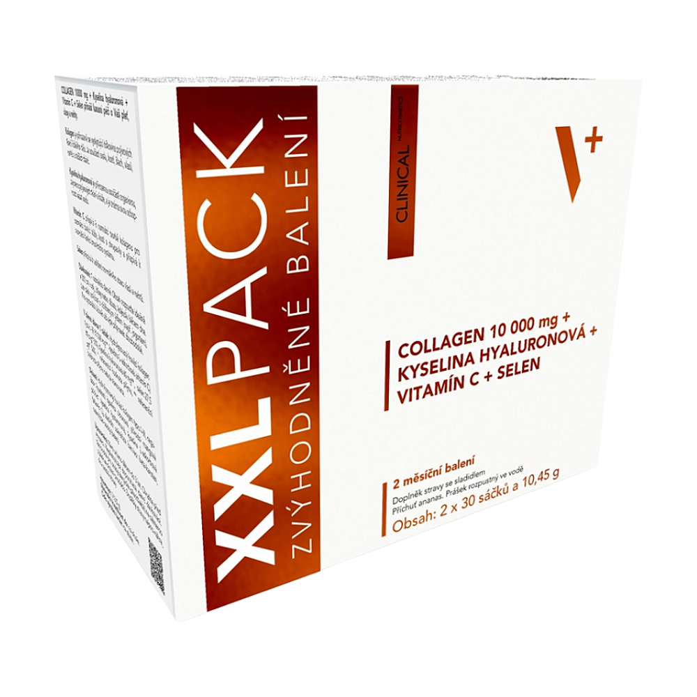 CLINICAL Collagen+kyselina hyaluronová + vitamín C+selen 2 x 30 sáčků