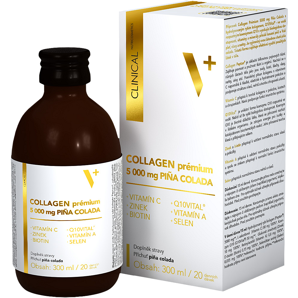 CLINICAL Collagen prémium 5000 mg piňa colada 300 ml