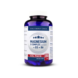 CLINICAL Magnesium 5 complex premium + D3 + B6 200 kapslí