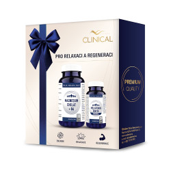 CLINICAL Magnesium Chelát B6 + Melatonin Forte Original 1+1