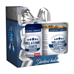 CLINICAL Melatonin Forte 200 tablet+Gummies 60 pektinových bonbónů