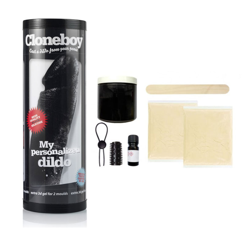 Cloneboy Černá sada na odlitek penisu CloneBoy