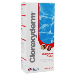 CLOREXYDERM Forte šampon pro psy a kočky 200 ml