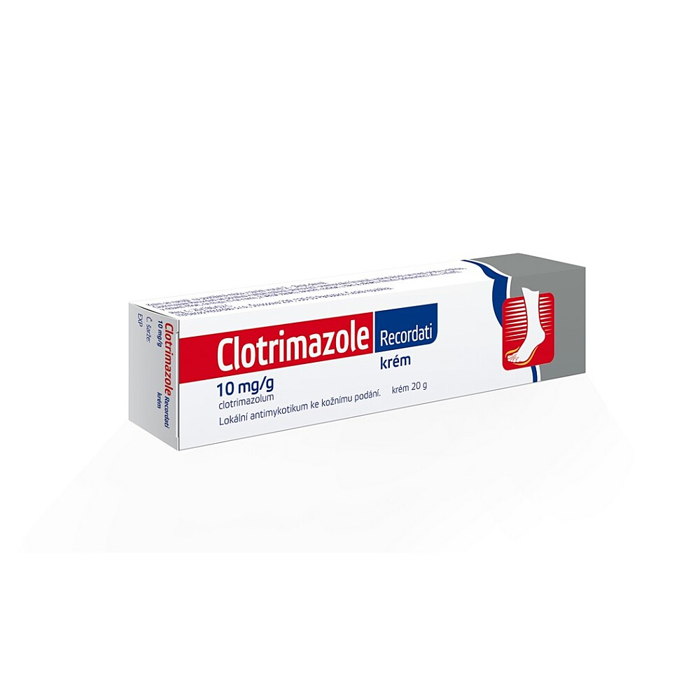 CLOTRIMAZOLE Recordati Krém 10 mg/g 20 g
