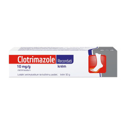 CLOTRIMAZOLE Recordati krém 10 mg/g 50 g