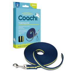 COACHI Training Line výcvikové vodítko modrá&zelená 5 m