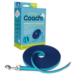 COACHI Training Line Waterproof Výcvikové vodítko modré 10 m