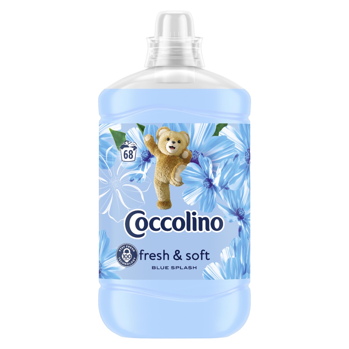 Coccolino Aviváž Blue Splash fresh & soft 1700 ml 68 dávek