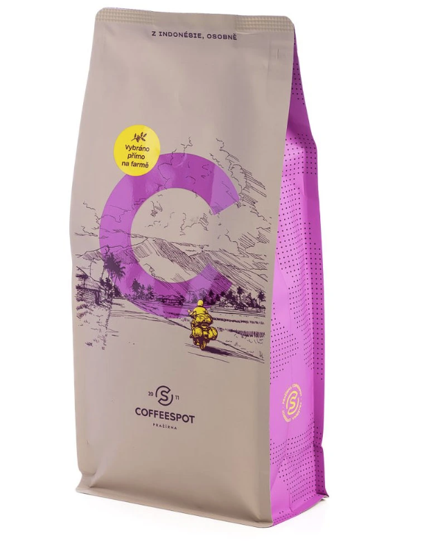 Coffeespot Indonésie Aceh Gayo Washed Wet Hulled zrnková káva 1000 g