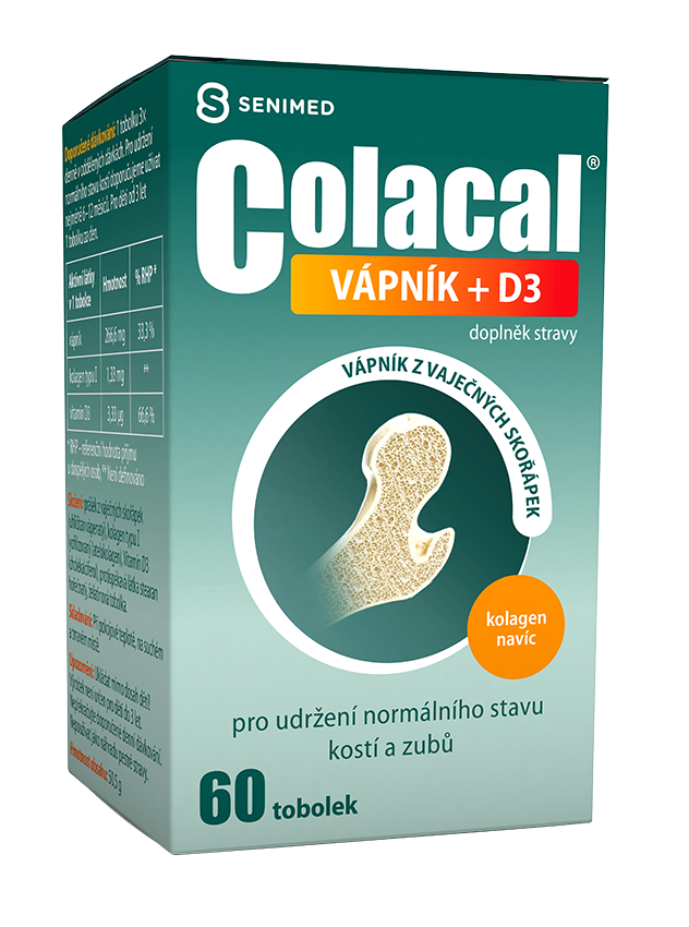 COLACAL Vápník + D3 60 tobolek