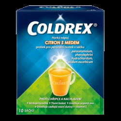COLDREX Horký nápoj s citronem a medem 10 ks