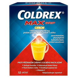 COLDREX MAXGrip Citron prášek pro perorální roztok 10 sáčků