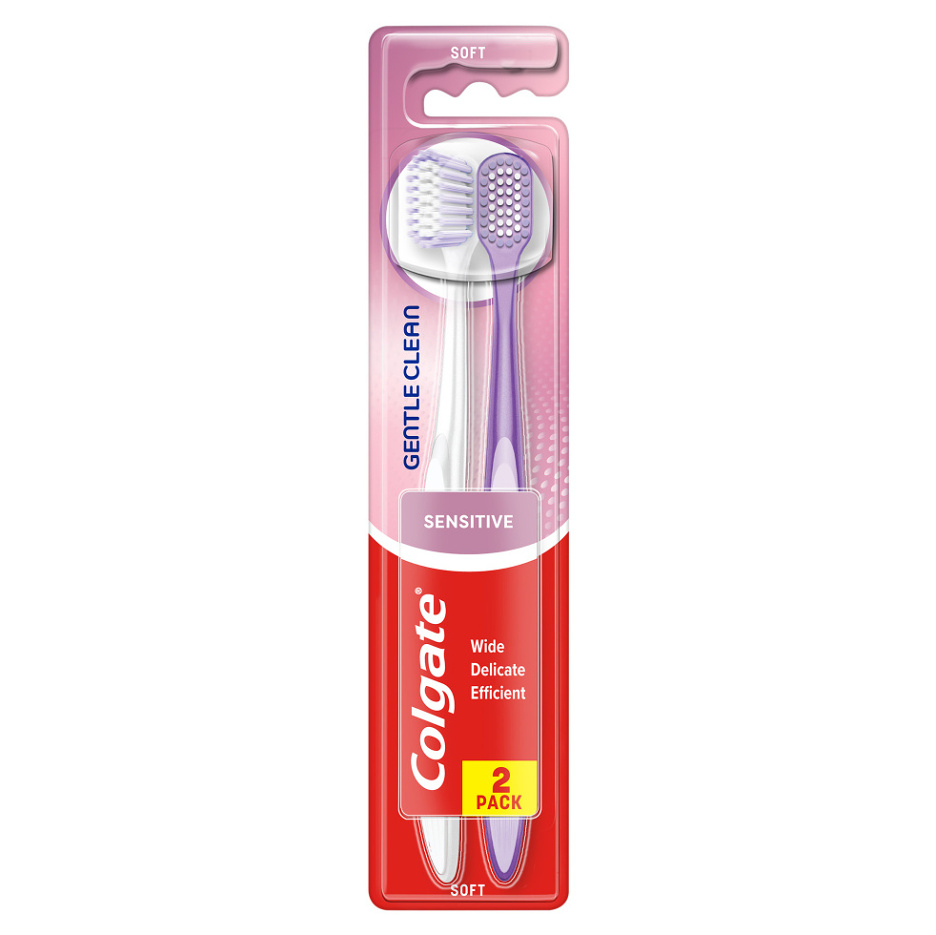 COLGATE Gentle Clean Sensitive Zubní kartáček 2 kusy