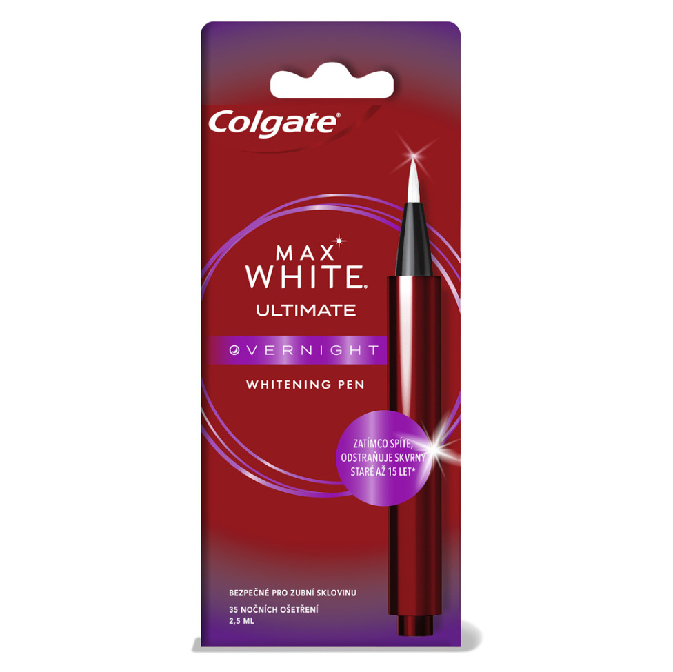 COLGATE Max White Overnight bělicí pero 2,5 ml