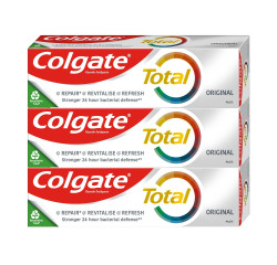 Colgate Total Original Active Prevention zubní pasta 3x75 ml