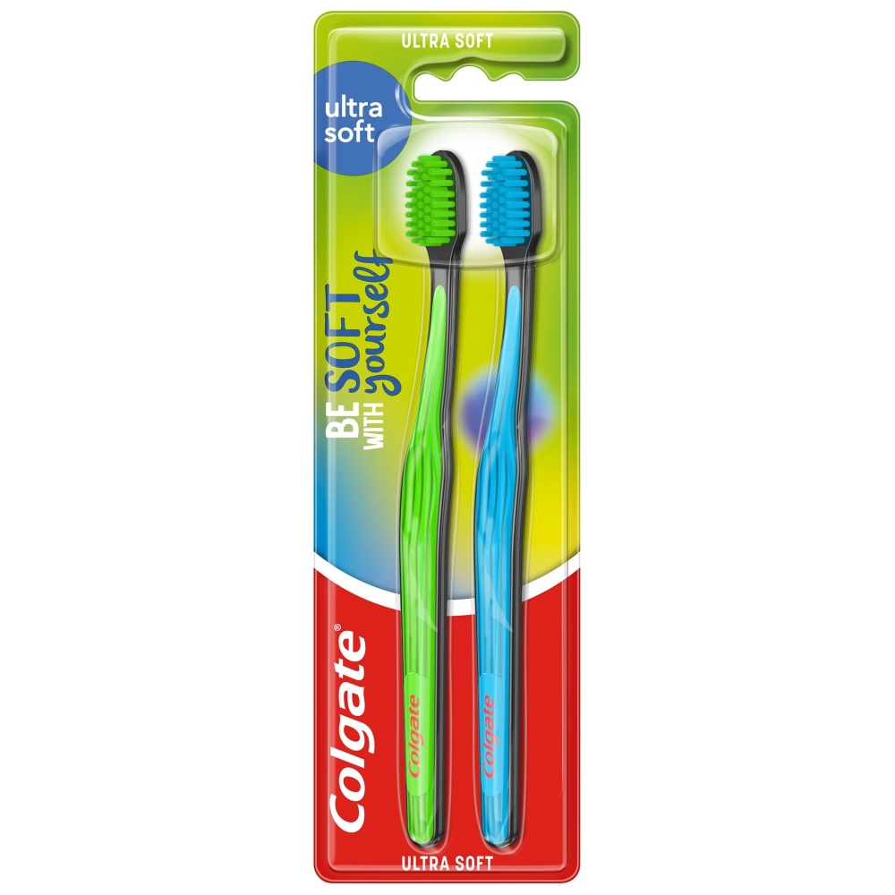 Colgate Ultra Soft zubní kartáček měkký 2 ks
