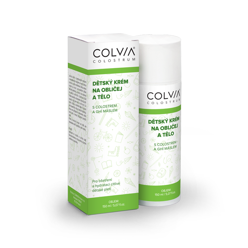 COLVIA Dětský krém na obličej a tělo s colostrem a ghí máslem 150 ml
