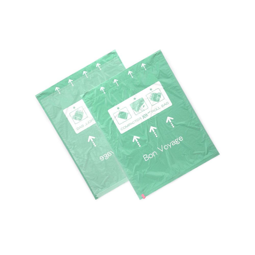 Compactor Jet Roll Bags L 55 × 70 cm 50 litrů cestovní vakuové pytle 2 ks