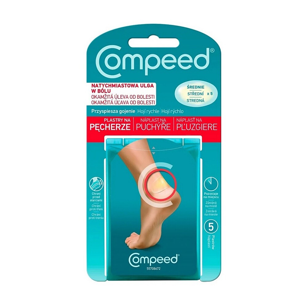 COMPEED Náplast na puchýře extreme 5 kusů