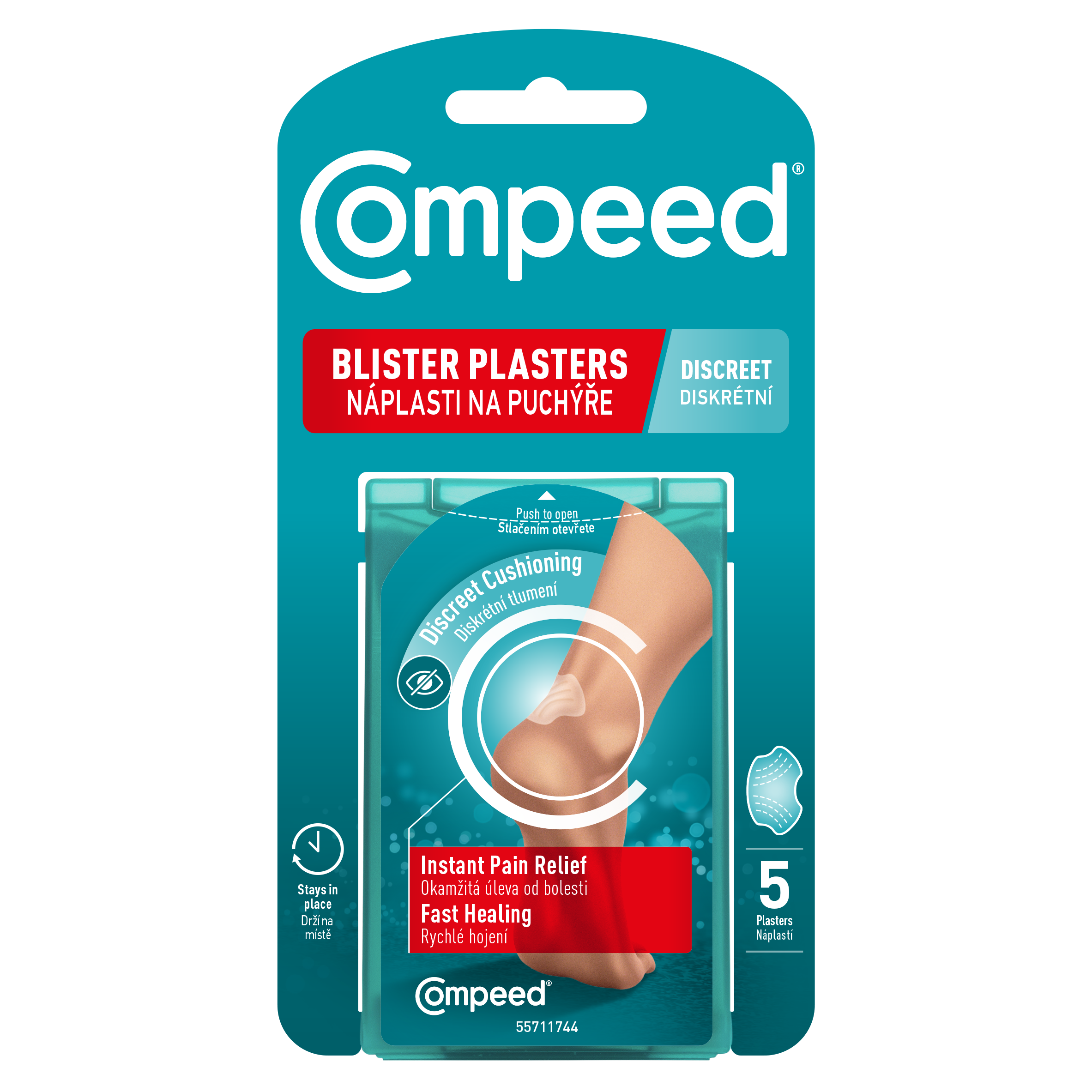 Compeed Náplasti na puchýře diskrétní 5 ks