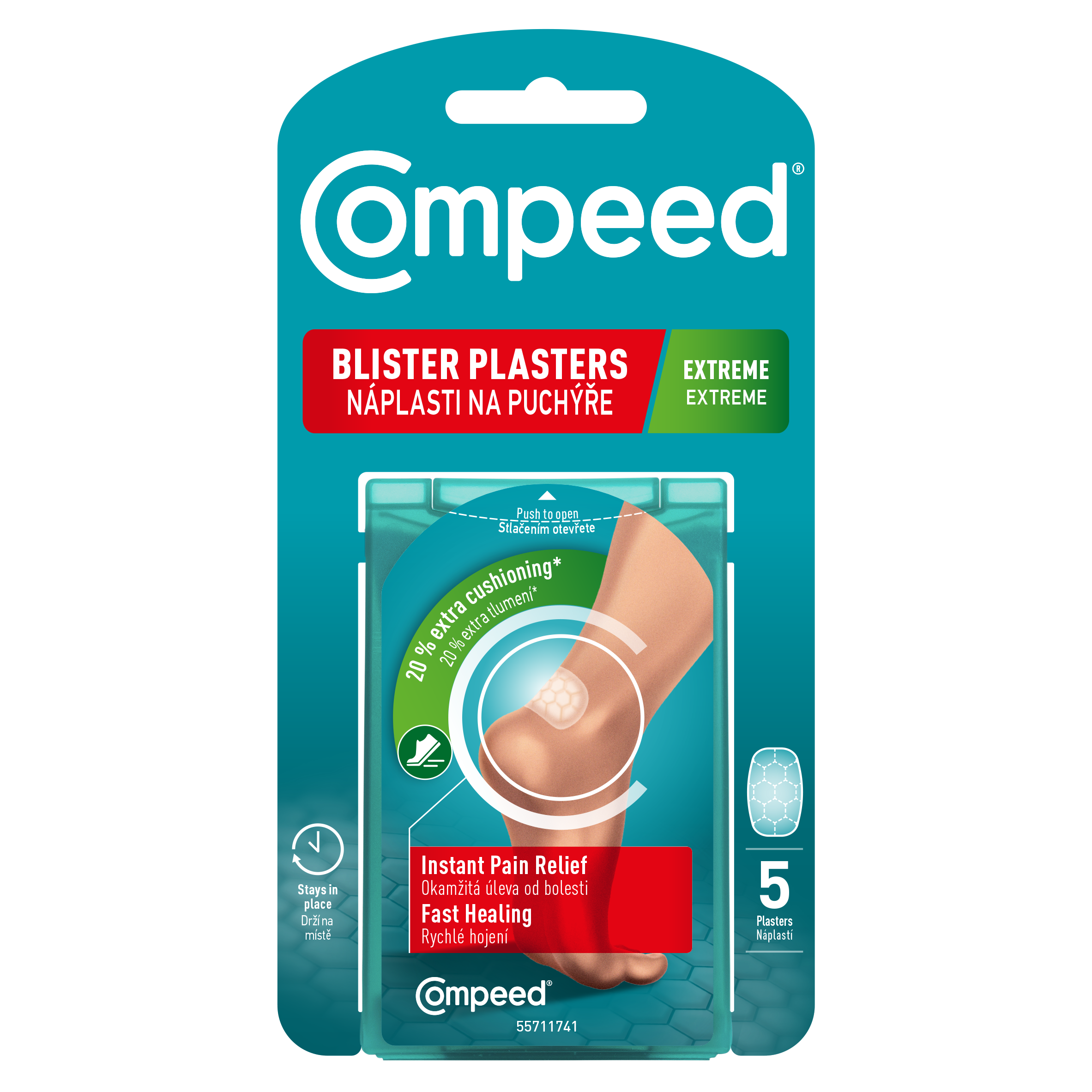 Compeed Náplasti na puchýře Extreme 5 ks