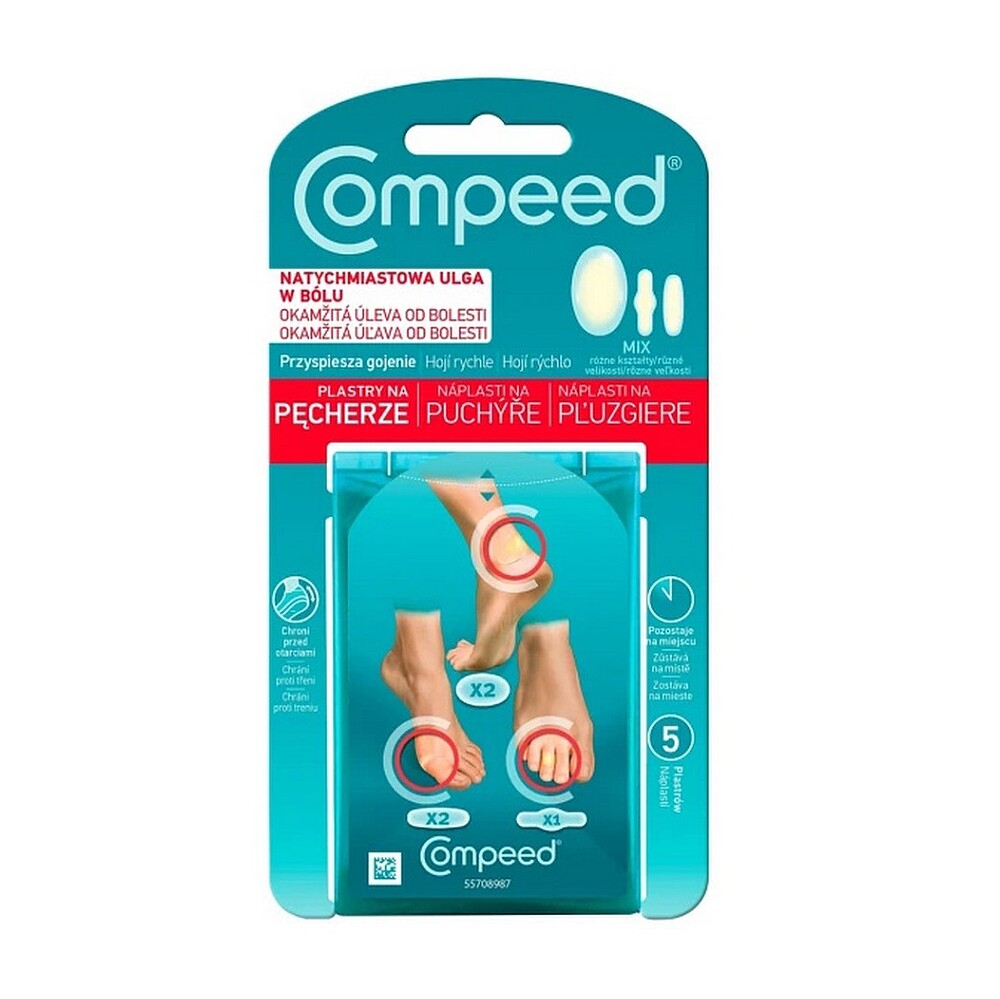 COMPEED Náplasti na puchýře Mix 5 kusů