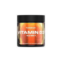 COMPLEX Vitamin D3+K2 MK-7 90 kapslí