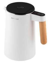 CONCEPT RK3300 Rychlovarná konvice nerezová 1,5 l Salt & Pepper bílá