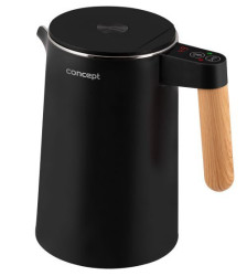 CONCEPT RK3301 Rychlovarná konvice nerezová 1,5 l Salt & Pepper, černá