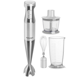 CONCEPT TM4910 Tyčový mixér s chopperom, šľahacou metlou a mixovacou nádobou 1000 W, bílá
