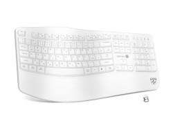 Connect IT For Health CZ + SK verze ergonomická klávesnice bílá