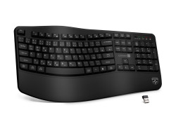 Connect IT For Health CZ + SK verze ergonomická klávesnice černá