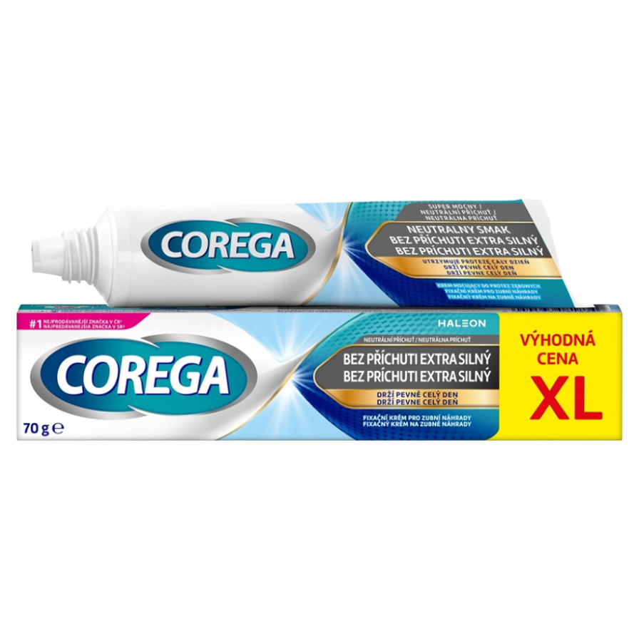 COREGA Extra silný fixační krém bez příchuti  XL 70 g