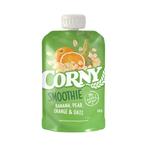 CORNY Smoothie kapsička banán, hruška, pomeranč, ovesné vločky 120 g