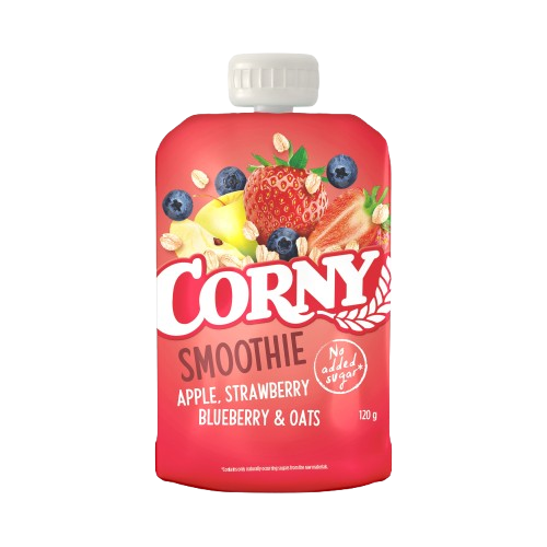 CORNY Smoothie kapsička jablko, jahoda, borůvka, ovesné vločky 120 g